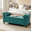 Pascual Traditional 54.3'' Wide Flip Top Storage Bench with 2 Pillows|ARTFUL LIVING DESIGN-SAGE - 2 of 4