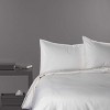 Canadian Down & Feather Company - 3 Piece Duvet Cover Set with 3-Sided Zipper, Classic White - 2 of 4