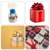 Unique Bargains Bright Metallic Gift Wrapping Large Pull Bow Ribbon for Wedding 5 Pcs - 3 of 4