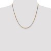 Black Bow Jewelry 2.5mm, 14k Tri-Color Gold, D/C Solid Rope Chain Necklace - 2 of 4