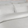 400 Thread Count Cotton Stripe 3 Piece Duvet Cover Set with Pillow Shams by Blue Nile Mills - 3 of 4