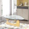 Gulches Modern Triangle Coffee Table ¨C Stylish Centerpiece for Living Room Home Decor - 4 of 4