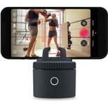 Pivo Pod Lite Fitness Tracking Phone Holder, Auto 360° Rotation,  Handsfree Video Recording - Gray