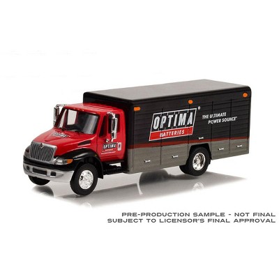 Greenlight Collectibles 1/64 International Durastar 4400 Delivery Truck OPTIMA Batteries HD Truck Series 24 33240-C