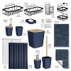 Bathroom Accessories Set with Shower Caddy and Bath Rugs - 27PC Bathroom Accessory Set with Shower Caddies & Bath Rugs, Shower Curtain Set - 2 of 4