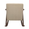 NicBex Accent Chair Rocking Chair Wood Frame Upholstered Home Furniture Lounge Chair Reading Chair Comfy Chair for Living Room, Light Brown - 2 of 4