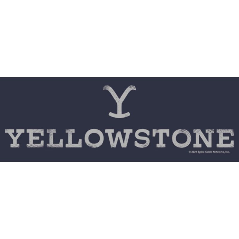 Women's Yellowstone White Dutton Ranch Brand Logo T-Shirt, 2 of 5