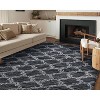 AMERLIFE Area Rug with Shaggy High Pile, Soft Carpet for Living Room and Bedroom - 2 of 4