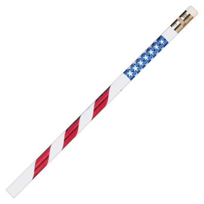 Moon Products Stars & Stripes Pencils, Pack of 12/10 Packs
