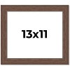 PosterPalooza | 13x11 Wide Barnwood Picture Frame, UV Acrylic, 6 Finishes - Grey, Brown, White, and Black - 2 of 4