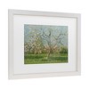 Trademark Fine Art - Laszlo Mednyanszky Orchard trees in blossom, 1900-10 Matted Framed Art - 3 of 4
