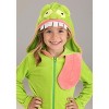 HalloweenCostumes.com Ghostbusters Slimer Toddler Hoodie Costume for Girls. - 4 of 4
