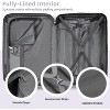 KTMBDW 6 Piece Luggage Set Carry on Suitcase with ABS+PC hardshell, Spinner Wheels & YKK Zipper TSA Lock  Expandable - 4 of 4