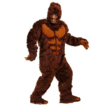 Jeg bærer tøj Kurve Gade Halloweencostumes.com Large Bigfoot Costume For Boys, Brown : Target