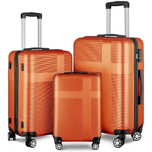 Luggage Sets, 3 Piece Luggage Expandable Suitcase Set, Carry Hardshell 4-Wheel Spinner Luggage w/TSA Lock, Clearance Suitcase Sets (20"/24"/28") - 1 of 4