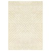 Modern Area Rug Farmhouse Geometric Lines Accent Rug Indoor Washable Rug - 3 of 4
