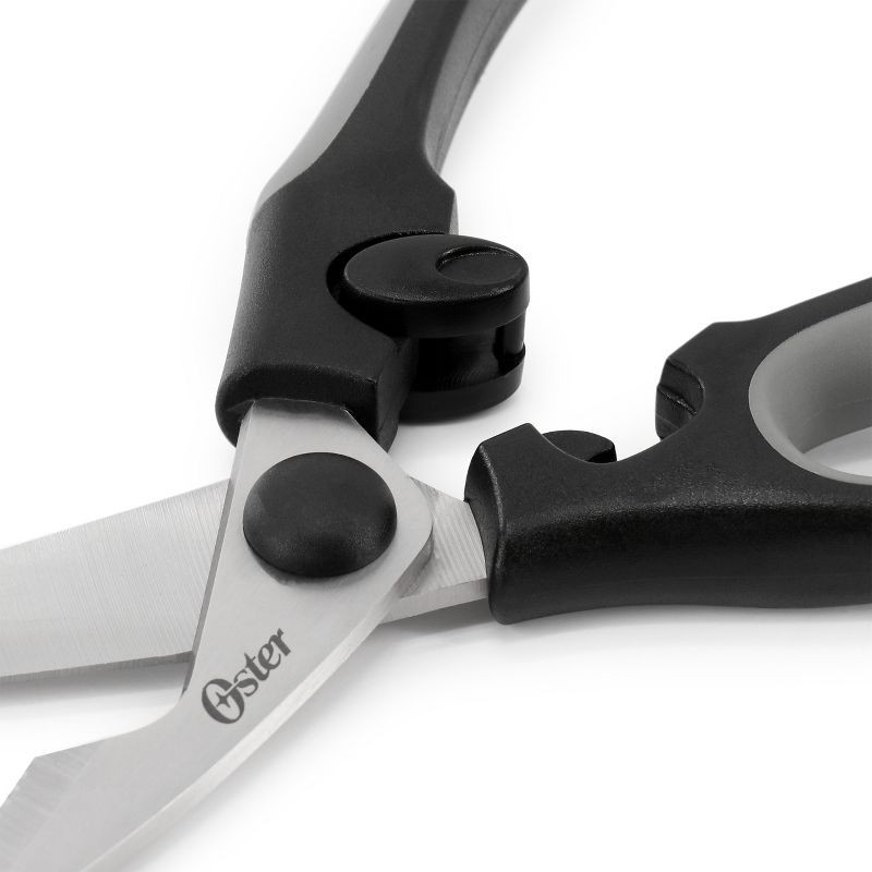 Oster Huxford 2 Piece Kitchen Scissors Set in Black, 3 of 6