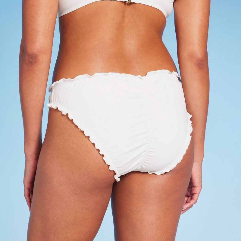 Women's Low-Rise Ruffle Cheeky Bikini Bottom - Shade & Shore™, 6 of 9