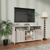 Luxury 59" Fluted TV Stand for 65" TVs , spacious storage & open shelves - entertainment center cabinet. - 3 of 4