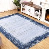 Acekool Area Rug Machine Washable Low Pile Ultra-Thin Non Slip Modern Bordered Indoor Rug for Living Room Bedroom Office - 3 of 4