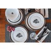 Ukonic Jurassic Park Logo 16-Piece Ceramic Dinnerware Set Replica | Plates, Bowls, Mugs - 4 of 4