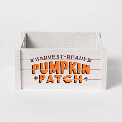 Harvest Wood Crate White - Hyde & EEK! Boutique™