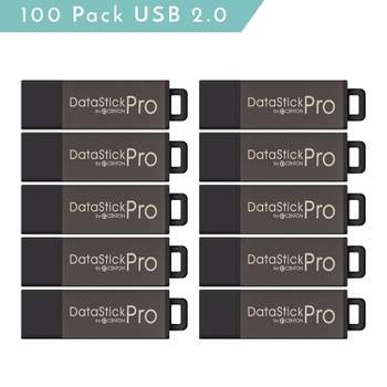Centon MP Valuepack USB 2.0 Pro Flash Drive Gray 8GB Capacity 100/Pack (S1-U2P1-8G100PK)