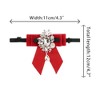 INSPIRE CHIC Women's All-match Fashion Performance Adjustable Diamond-encrusted Brooch Neck Tie - 2 of 4