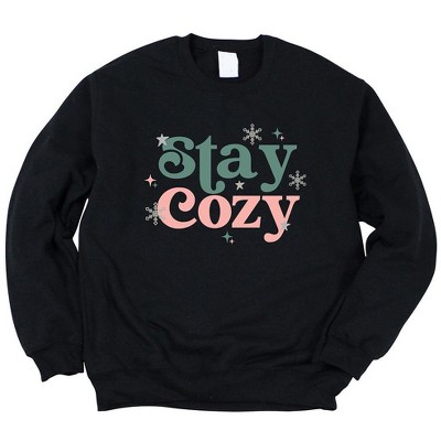 Simply Sage Market Women's Graphic Sweatshirt Stay Cozy Snowflake