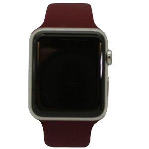 Olivia Pratt Solid Silicone Apple Watch Band Medium to Large Size Wrist M/L only.  Made for 6.5 to 8.5 inch Wrists. - 1 of 4