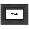 PosterPalooza | Photo Size Traditional Black Picture Frame - UV Acrylic, Foam Board Backing, Hanging Hardware - 2 of 4