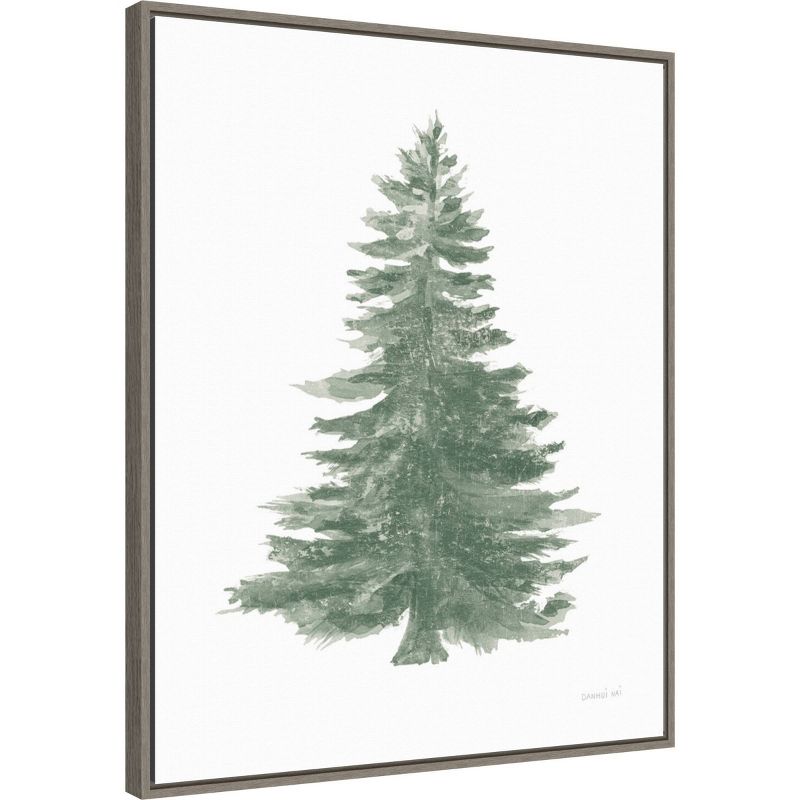 22&#34; x 28&#34; Floursack Holiday Tree Framed Wall Canvas - Amanti Art, 3 of 11