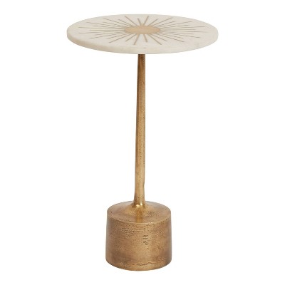 Storied Home Luxe Martini Table Gold