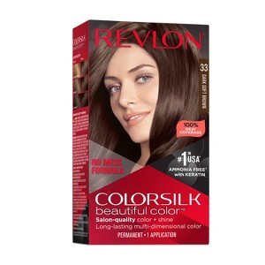 Revlon Colorsilk Beautiful Color Permanent Long-Lasting High-Definition with 100% Gray Coverage Hair Color - 4.4 fl oz - 1 of 4