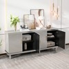 70.07''Large Size 4-Door Cabinet, Same as Living Room, Kitchen, Bedroom, Hallway - 3 of 4