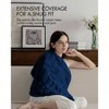 5 Lbs Weighted Blanket, 23x 29, Soft Machine Washable, Navy Blue - 3 of 4