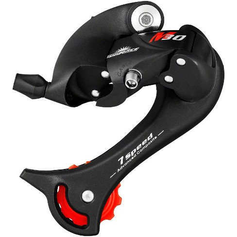 SunRace M37 Rear Derailleur - 7-Speed, Long Cage, Black - image 1 of 1