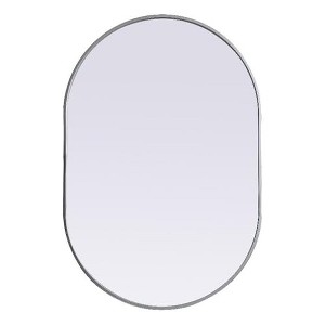 Elegant Lighting Metal Frame Oval Mirror 27x40 - 1 of 4