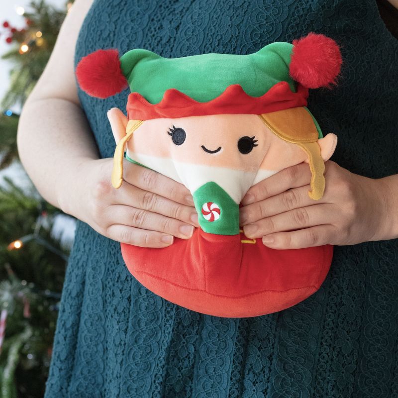 Squishmallow 8" Emmy The Christmas Elf - Official Kellytoy Holiday Plush - Soft and Squishy Stuffed Animal Toy - Great Gift for Kids, 5 of 6