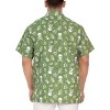 HAPPY BAY Mens Hawaiian Short Sleeve Button Down Shirt Men's Halloween Costumes Shirt Linen Effect Casual Holiday Summer Shirts for Men - 3 of 4