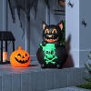 15.94" Cat Cauldron Blow Mold Halloween Decorative Prop Black - Hyde and EEK! Boutique™ - 2 of 3