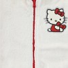 Hello Kitty Sanrio Girls Zip Up Coral Fleece Hoodie with Ears and Bow for Big Kids - 3 of 4