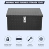 20 Inch Aluminum Diamond Plate Tool Box With Lock and Keys - 3 of 4