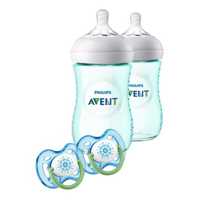 Philips Avent Natural Baby Bottle Teal Gift Set - 4ct