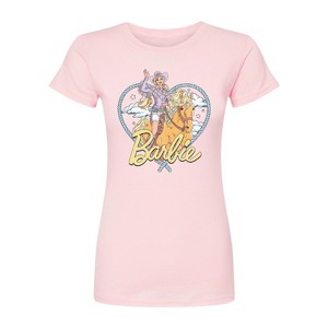 Women's - Barbie - Western Heart Fitted Graphic T-Shirt - 1 of 1