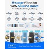 Waterdrop G5P500A Alkaline Mineral pH + Reverse Osmosis Water System NSF 372 Certified, 8 Stage 2:1 Pure to Drain 500GPD, Extra 2 G5P500A-CF Filter - 3 of 4