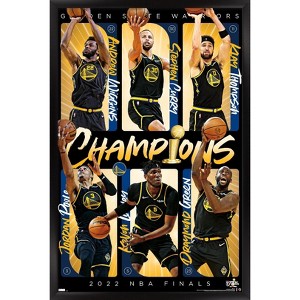 Trends International NBA Golden State Warriors - 2022 Champions Framed Wall Poster Prints - 1 of 4