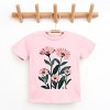 The Juniper Shop Pink Daisies Watercolor Youth Short Sleeve Tee - XL - Pink - 2 of 4