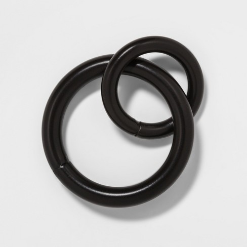 Set Of 8 Drapery Rings Bronze Threshold Target