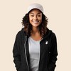 Dalix Heartly Ghost Embroidered Fleece Zip Hoodie Cold Fall Winter Women - 3 of 4